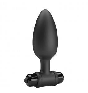 MR PLAY - Vibrating Anal Plug (Battery - Black)